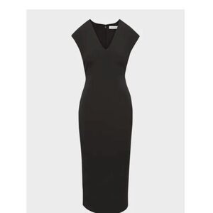 Elegant Black Midi Dress